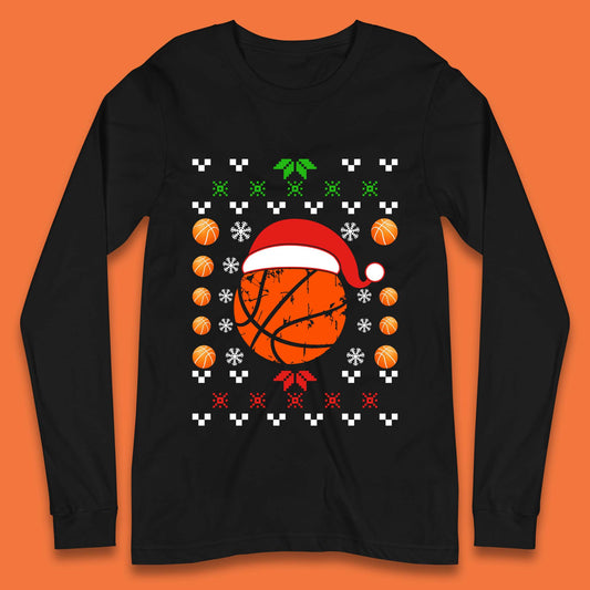 Basketball Christmas Long Sleeve T-Shirt