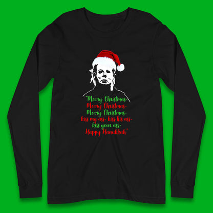 michael myers christmas long sleeve t shirt