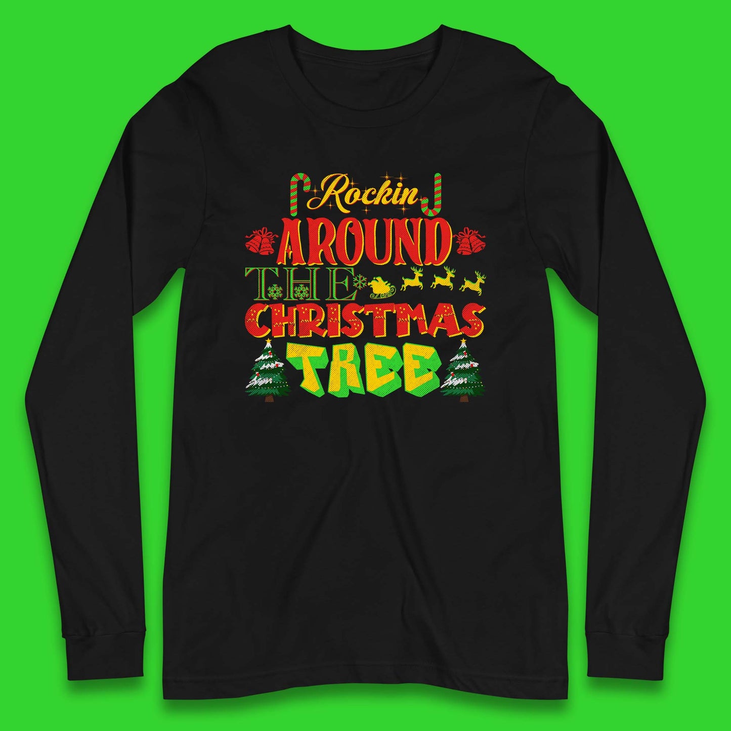 rockin around the christmas tree t shirt
