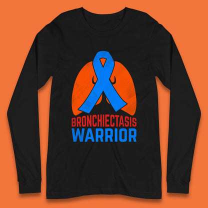 Bronchiectasis Warrior Support Unbreakable Awareness Survivor Long Sleeve T Shirt