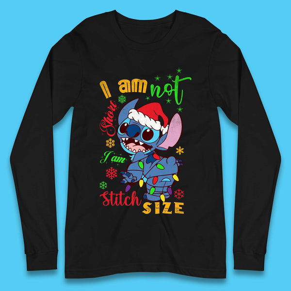 Stitch Size Christmas Long Sleeve T-Shirt