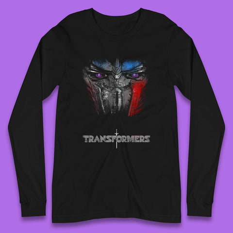 Transformers The Last Knight Optimus Prime Autobot Science Fiction Action Adventure Movie Long Sleeve T Shirt