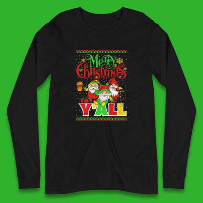 gnomes christmas long sleeve t shirt