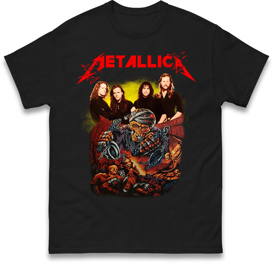 Metallica Skelington T Shirt 