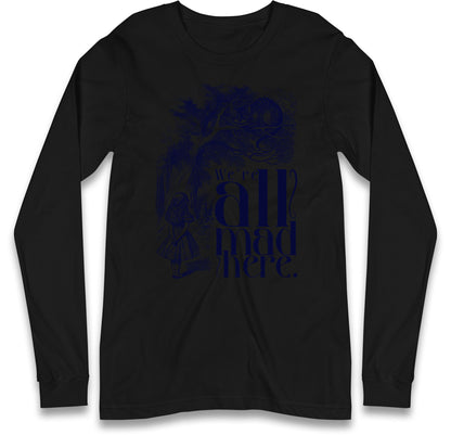 Alice And Cheshire Cat Long Sleeve T Shirt