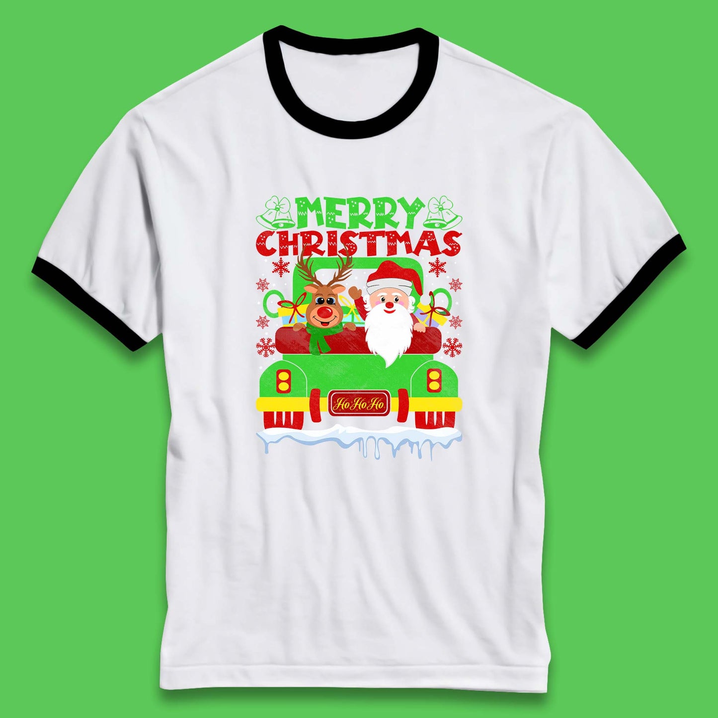 merry christmas truck tee