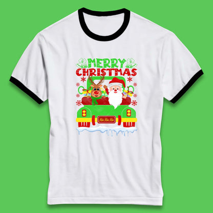 merry christmas truck tee