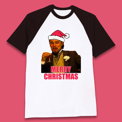Leonardo DiCaprio Christmas Baseball T-Shirt