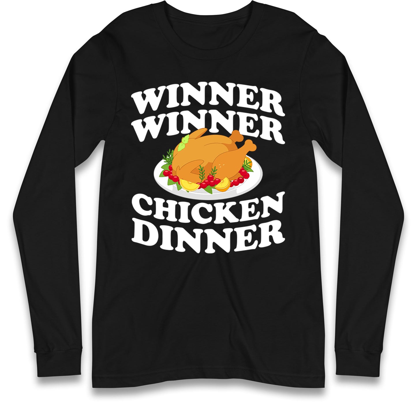 Chicken Dinner Pubg Long Sleeve T-Shirt