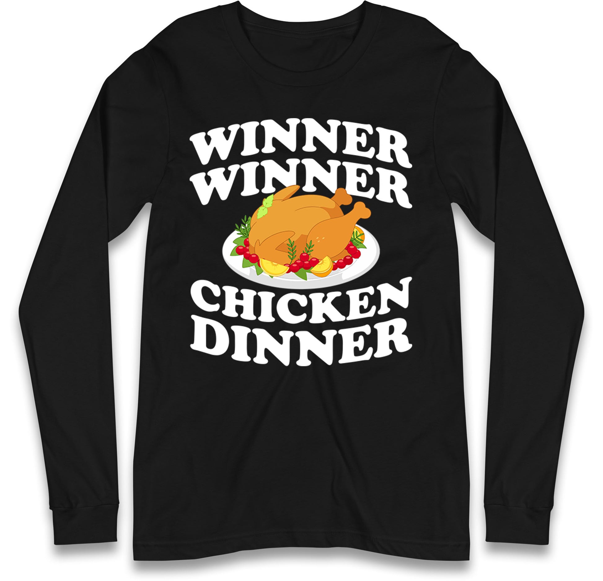 Chicken Dinner Pubg Long Sleeve T-Shirt