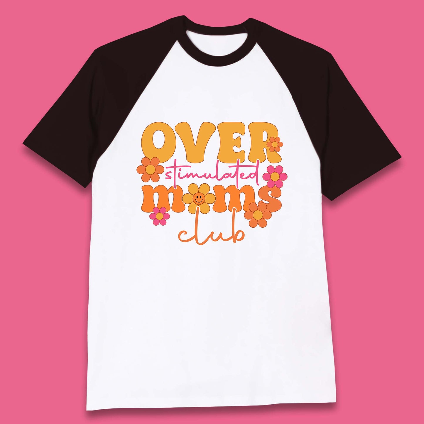 Over Stimulated Moms Club Baseball T-Shirt