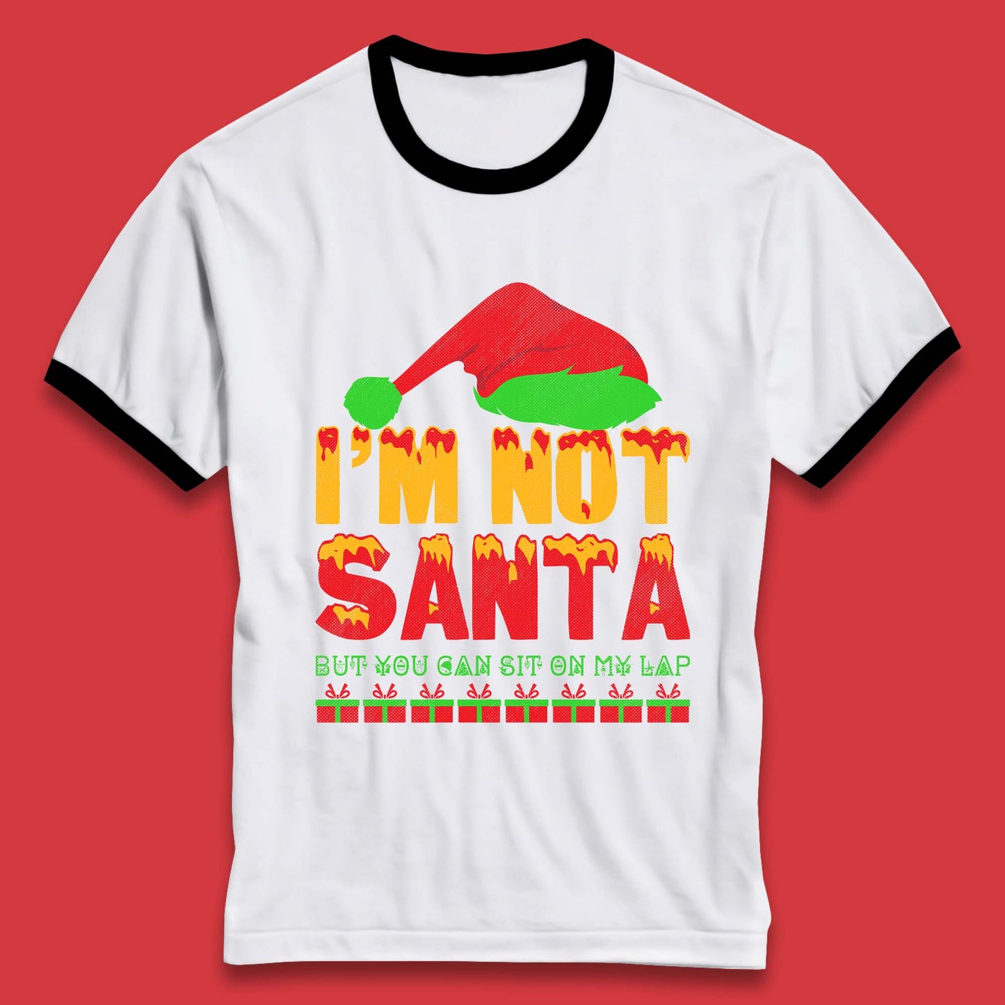 Funny Christmas Humor Ringer T-Shirt