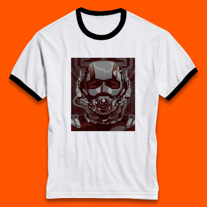 Marvel Comics Ant Man And The Wasp American Superhero Film Ant Man Face Helmet Avengers Movie Ringer T Shirt