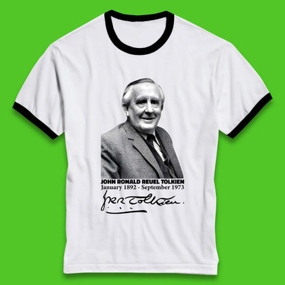 John Ronald Reuel Tolkien Signature Ringer T-Shirt