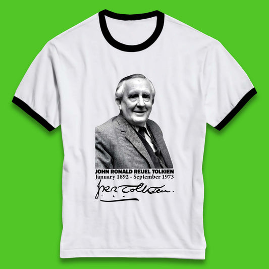John Ronald Reuel Tolkien Signature Ringer T-Shirt