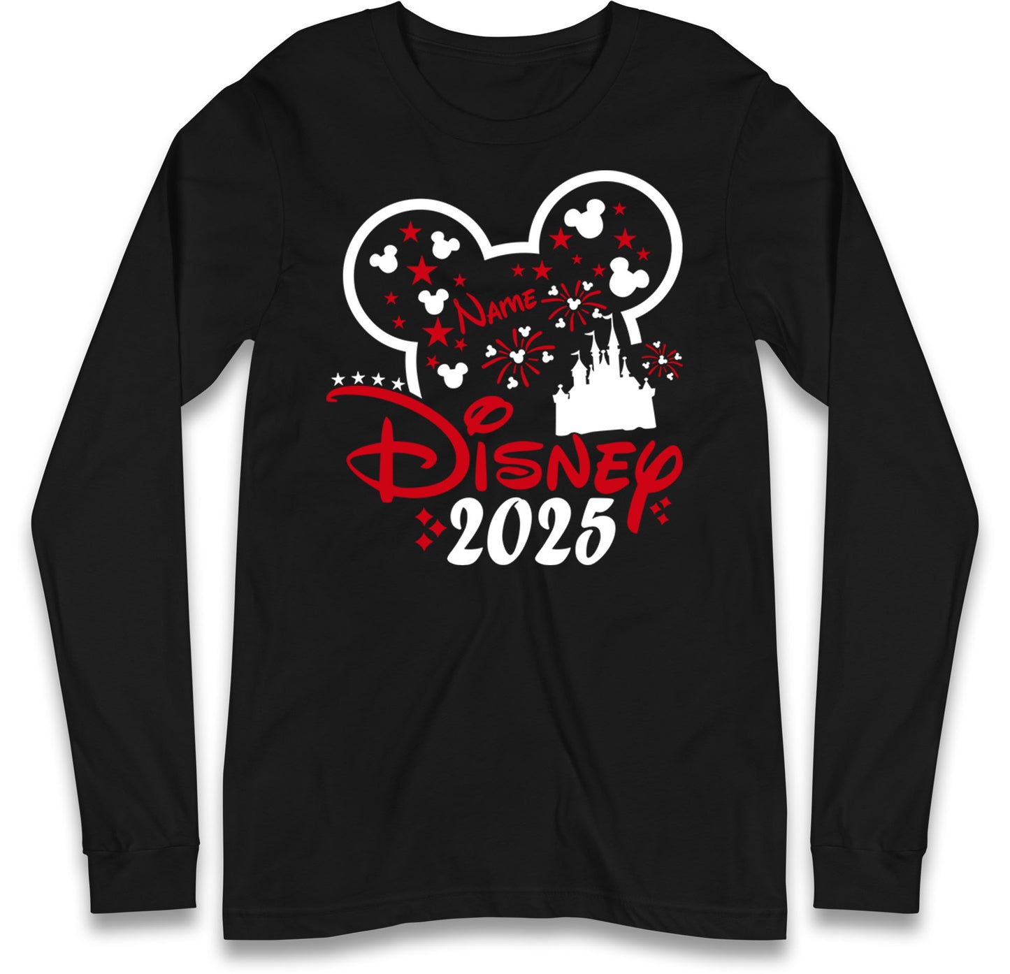 Mickey Mouse Castle Long Sleeve T Shirt