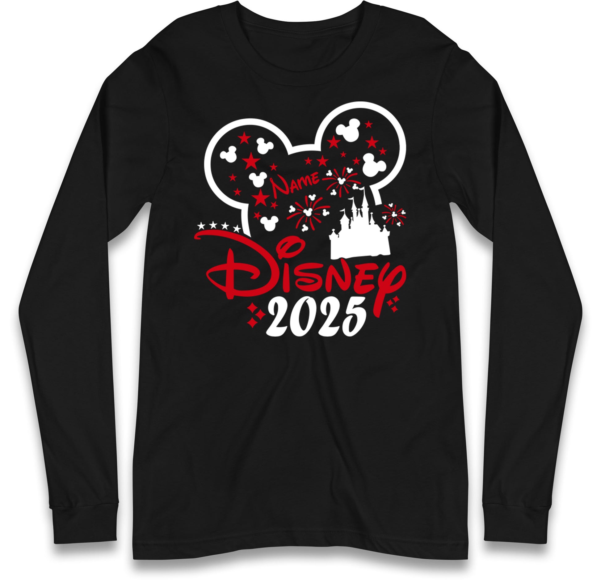Mickey Mouse Castle Long Sleeve T Shirt