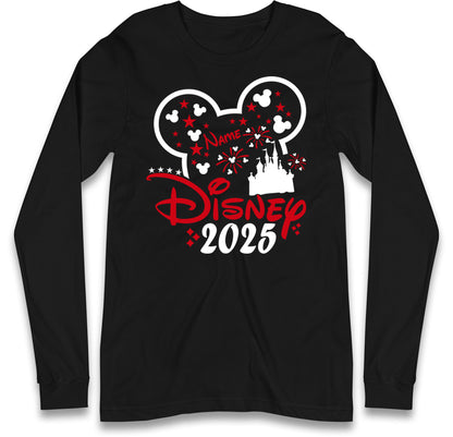 Mickey Mouse Castle Long Sleeve T Shirt