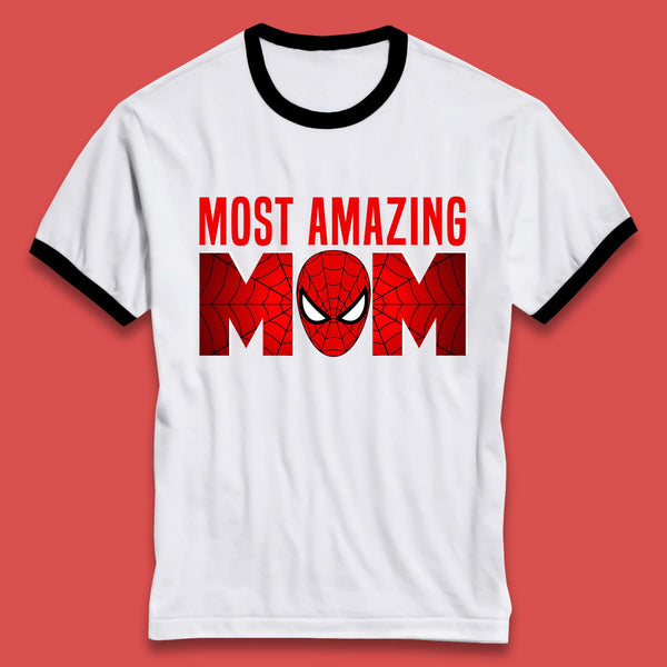 Most Amazing Spider Mom Ringer T-Shirt