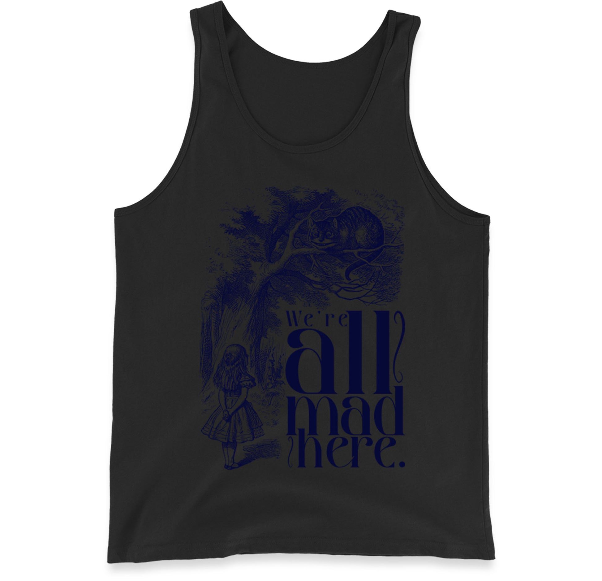 Alice And Cheshire Cat Tank Top