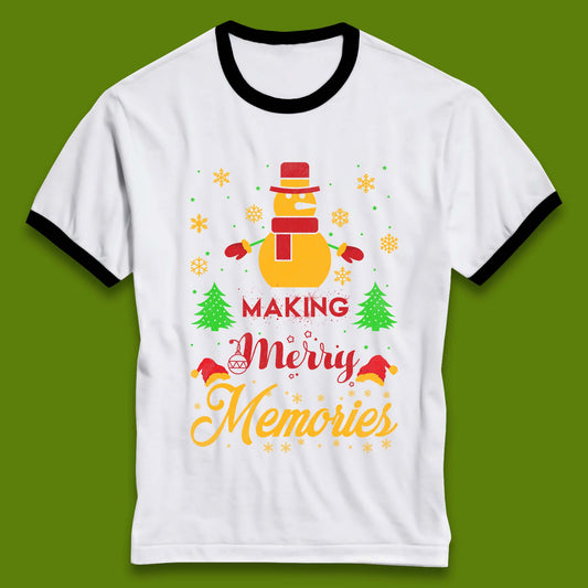 Merry Memories Christmas Ringer T-Shirt