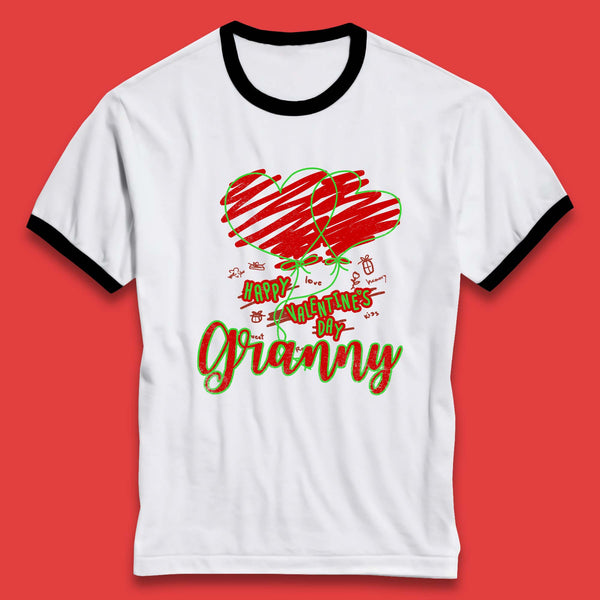 Happy Valentine's Day Granny Ringer T-Shirt
