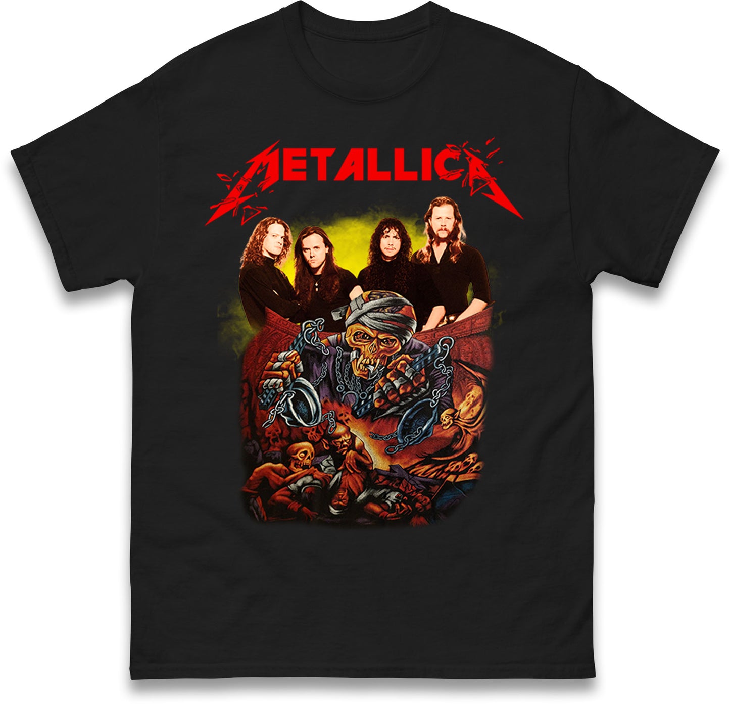 Metallica Skelington T Shirt