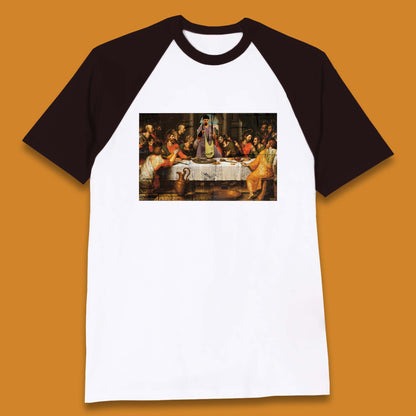 last supper baseball t shirt