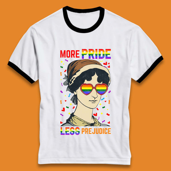 More Pride Less Prejudice Ringer T-Shirt