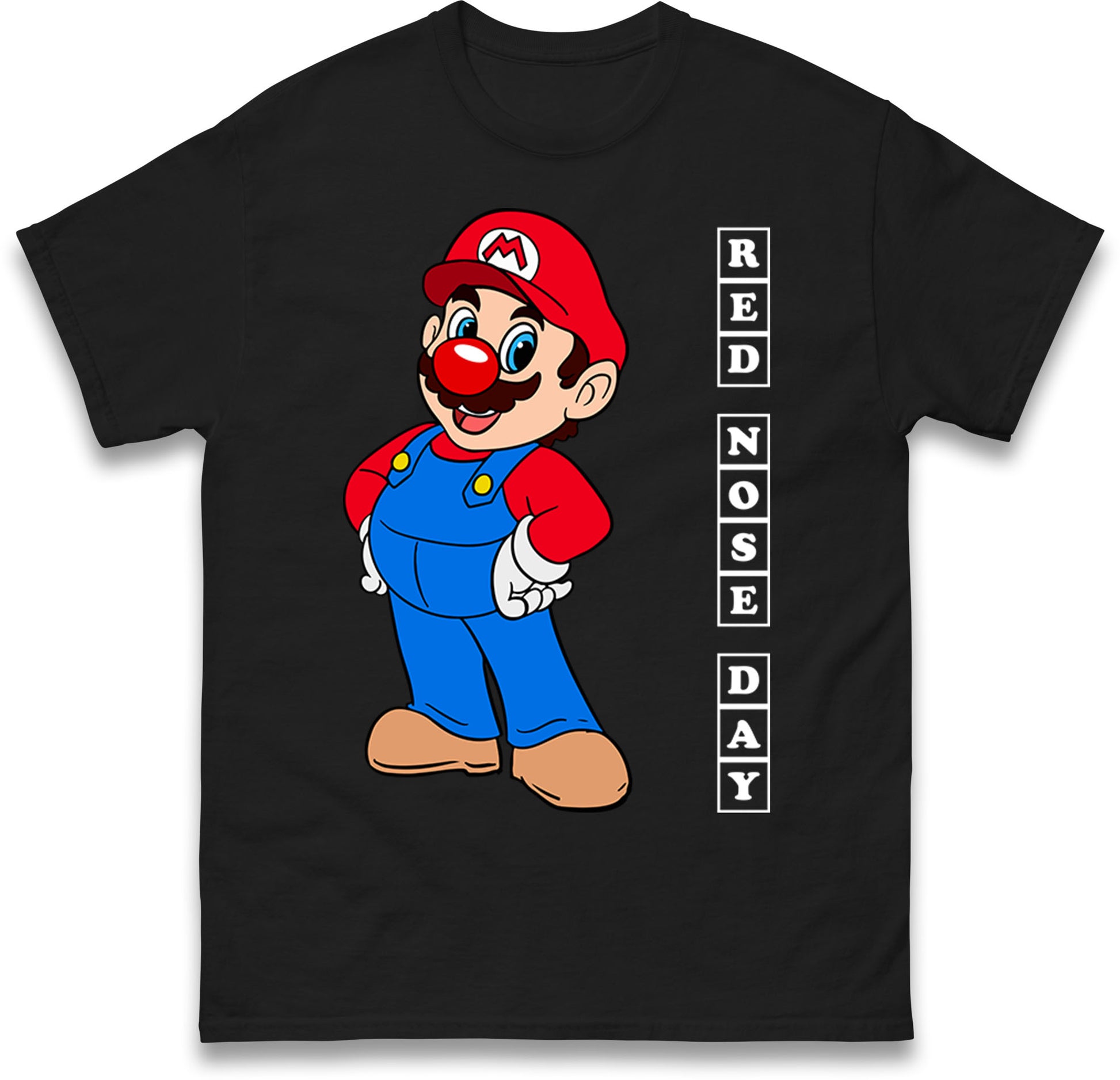 Mario Red Nose Day T Shirt