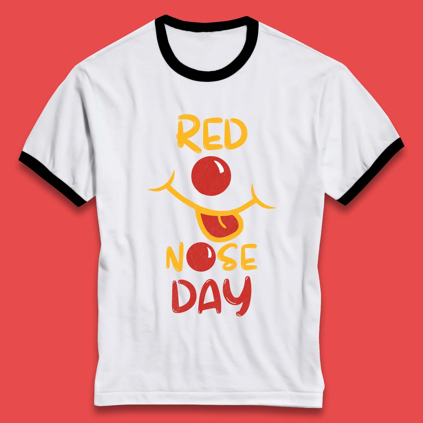 Red Nose Day Ringer Shirt for Sale UK