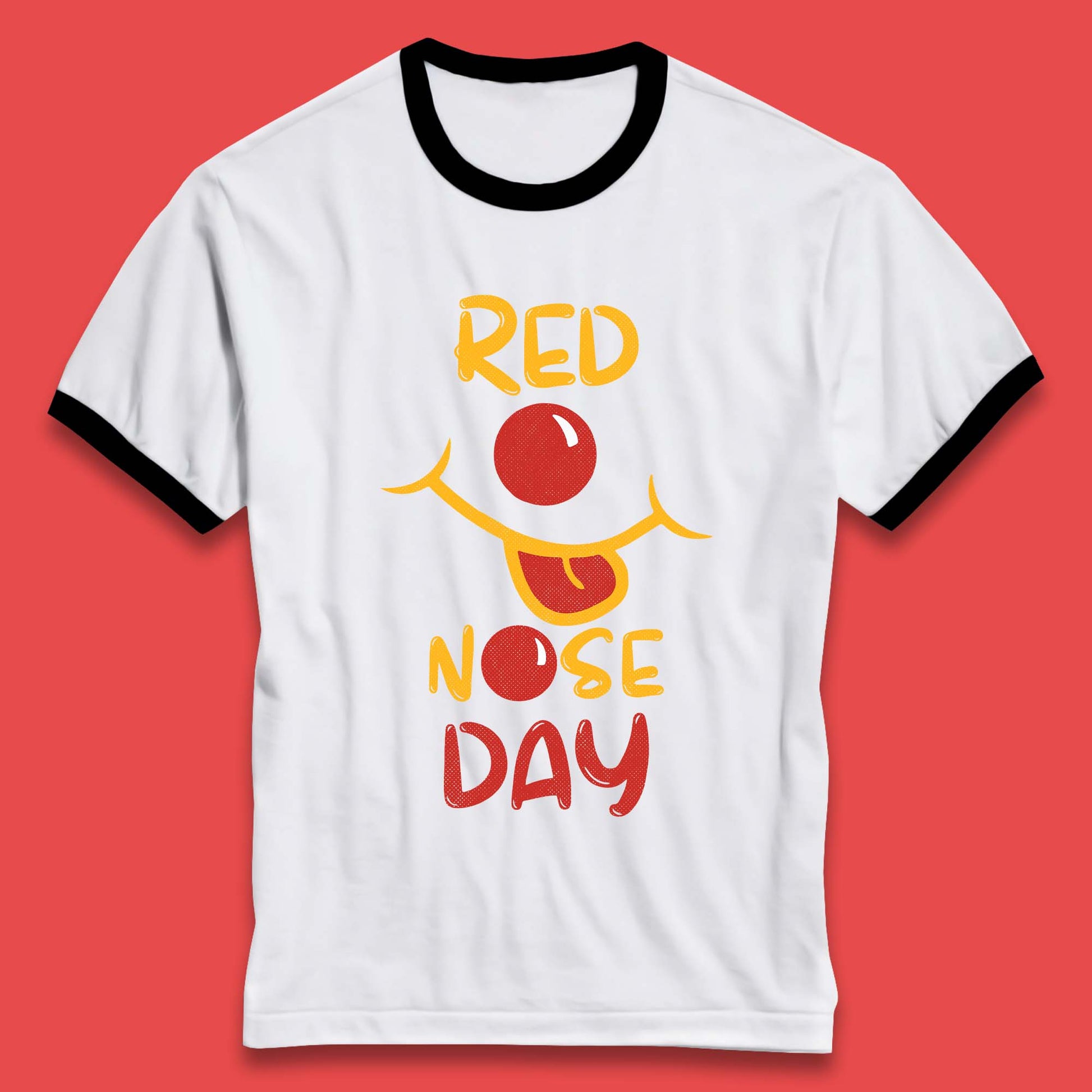 Red Nose Day Ringer Shirt for Sale UK