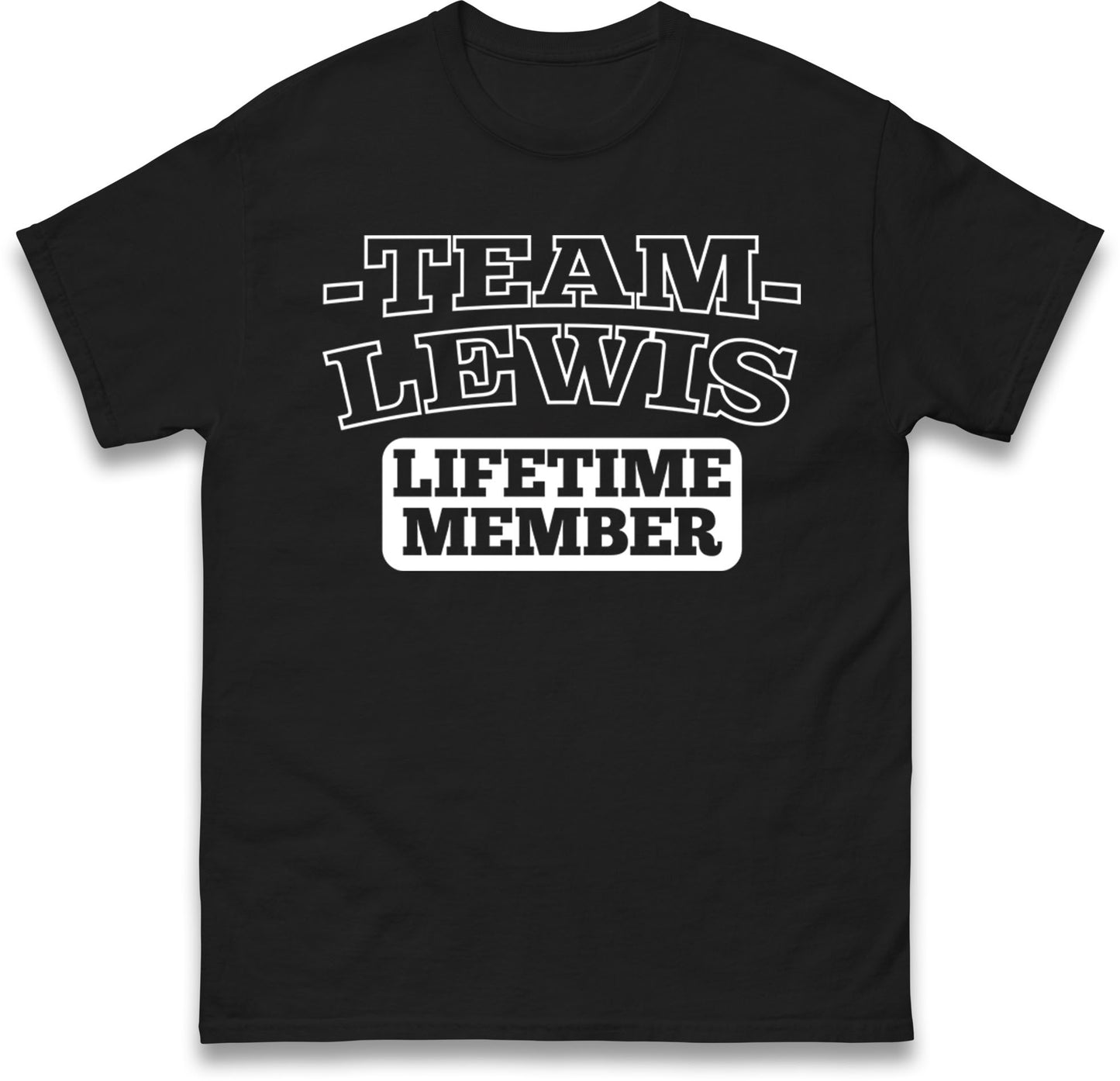 Team Lewis Lifetime Member T Shirt