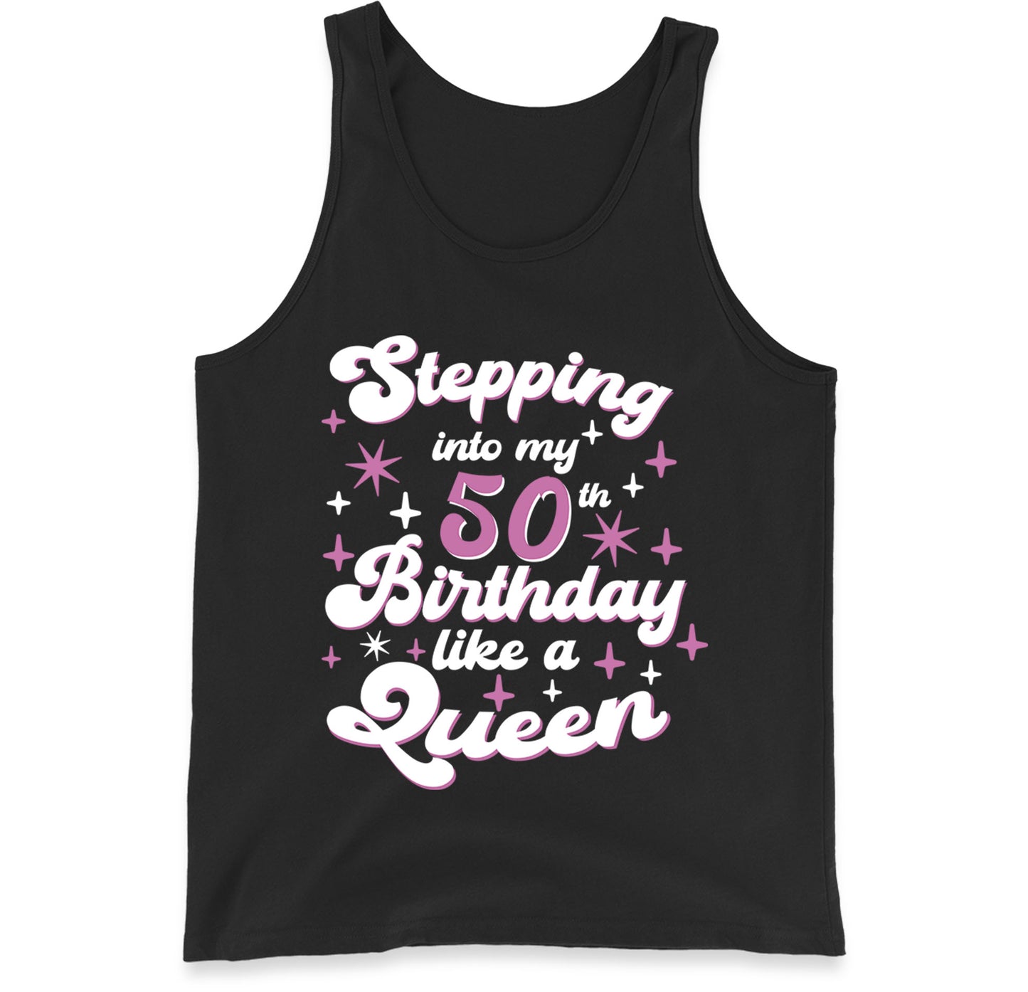 Queen 50th Birthday Tank Top