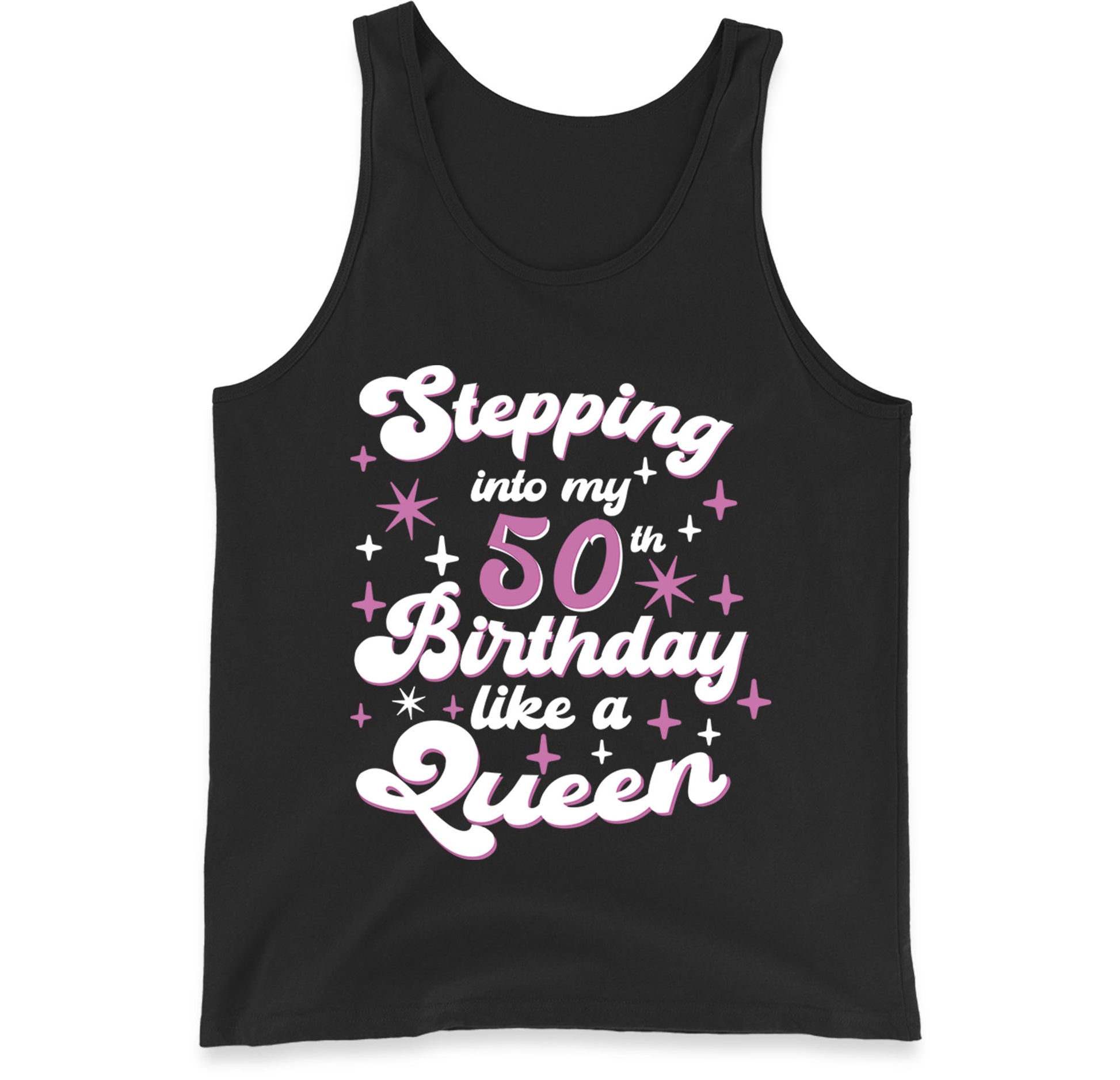 Queen 50th Birthday Tank Top