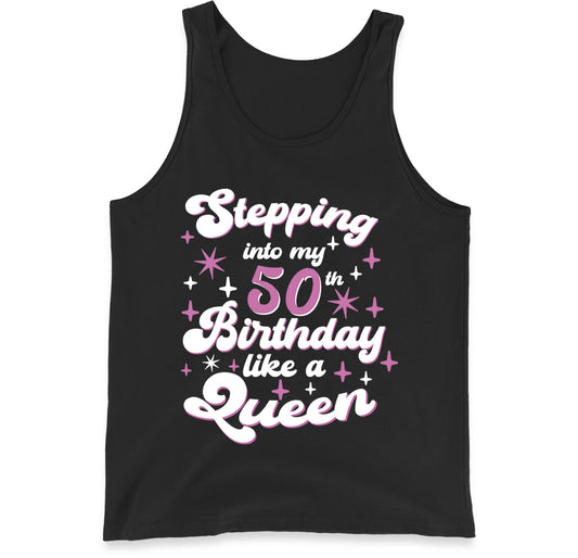 Queen 50th Birthday Tank Top
