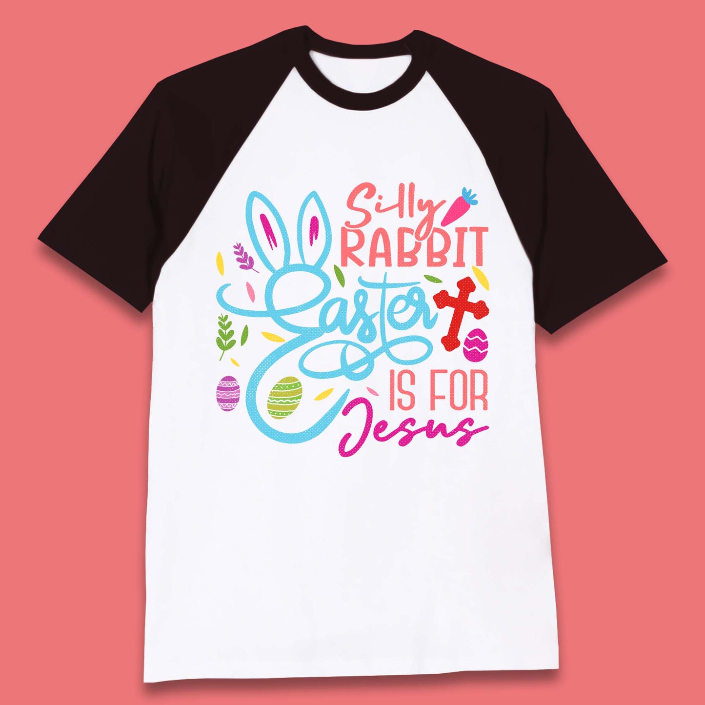 Silly Rabbit Easter Baseball T-Shirt