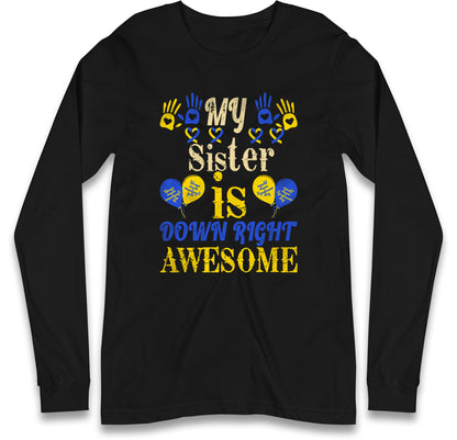 world down syndrome day long sleeve t shirt