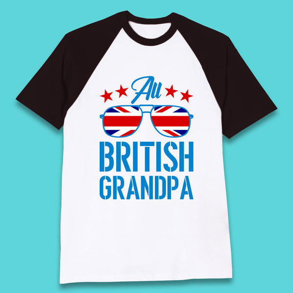 British Grandpa Baseball T-Shirt
