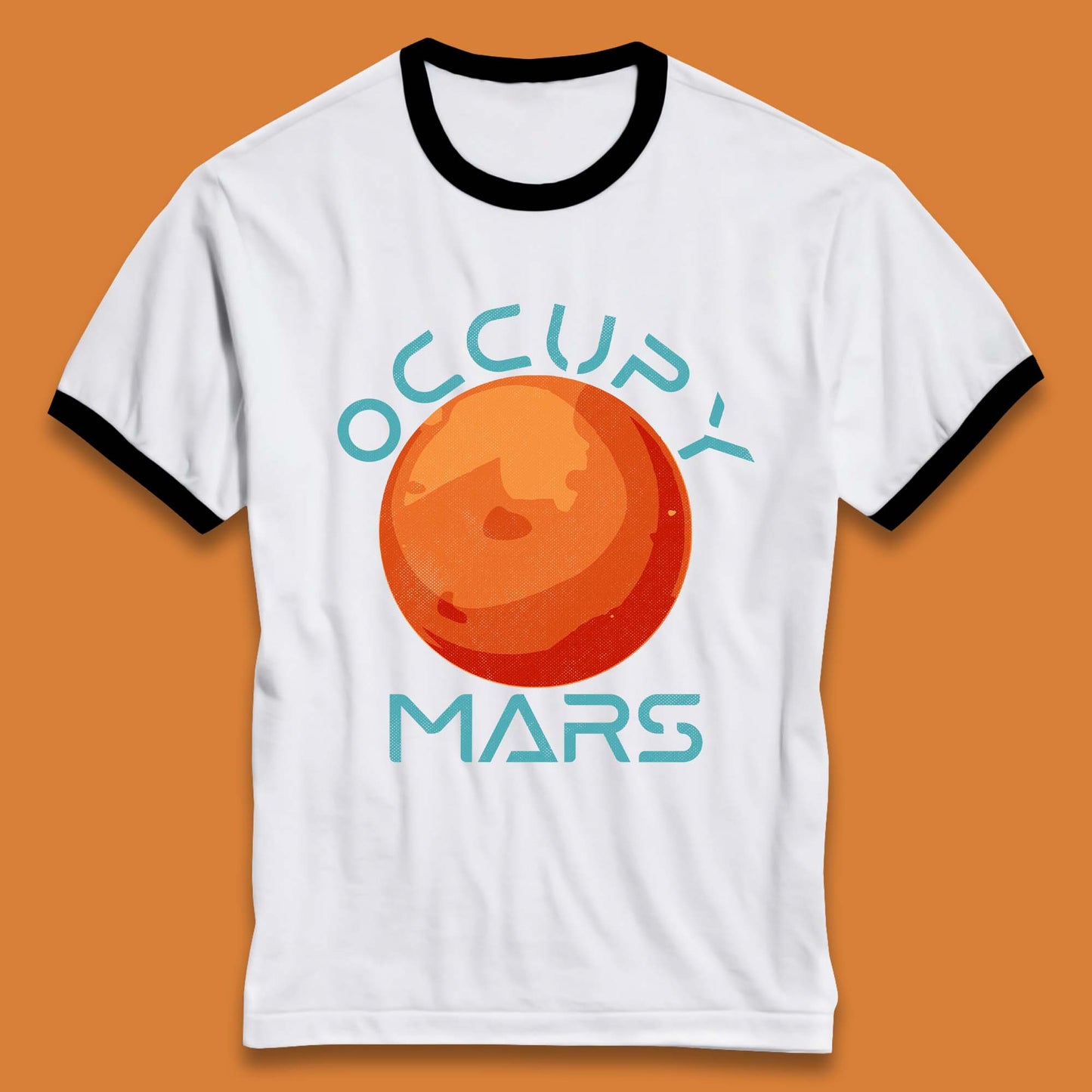 Occupy Mars Ringer T-Shirt