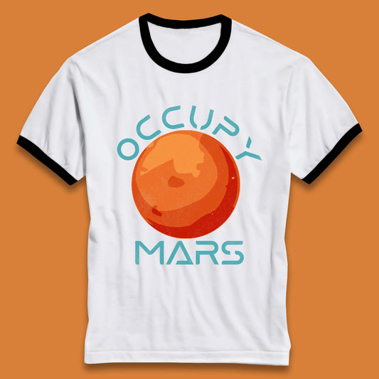 Occupy Mars Ringer T-Shirt