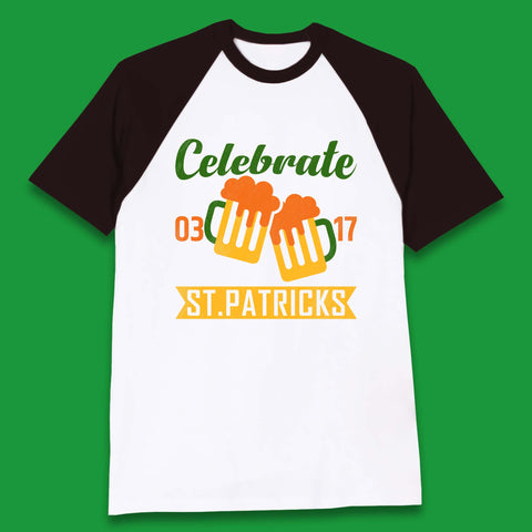 Celebrate St. Patricks Day Baseball T-Shirt