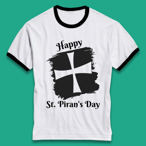 Saint Piran's Day Ringer T-Shirt