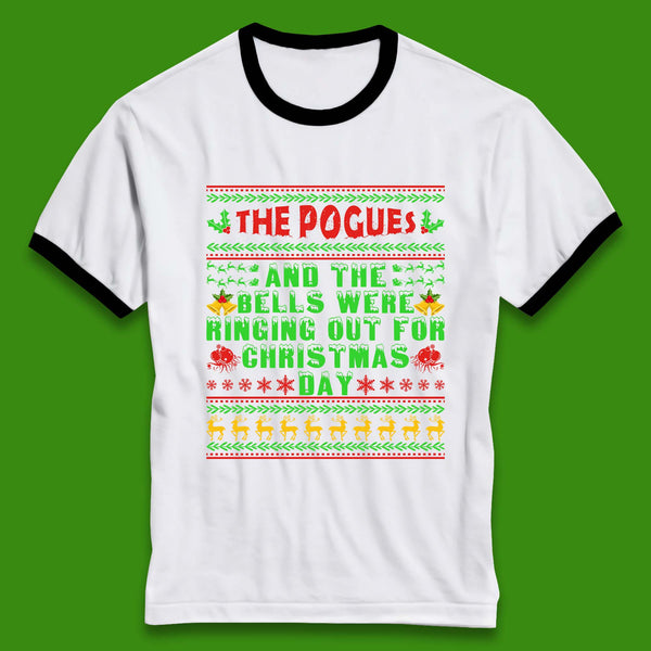 The Pogues Christmas Day Ringer T-Shirt