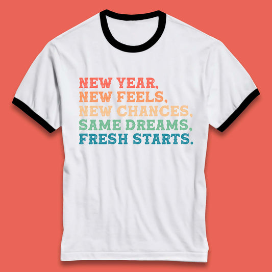 New Year New Feels Ringer T-Shirt