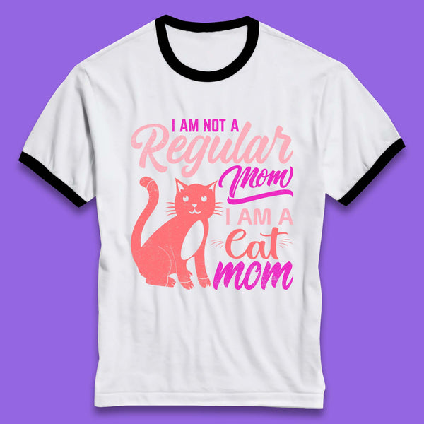 I Am A Cat Mom Ringer T-Shirt