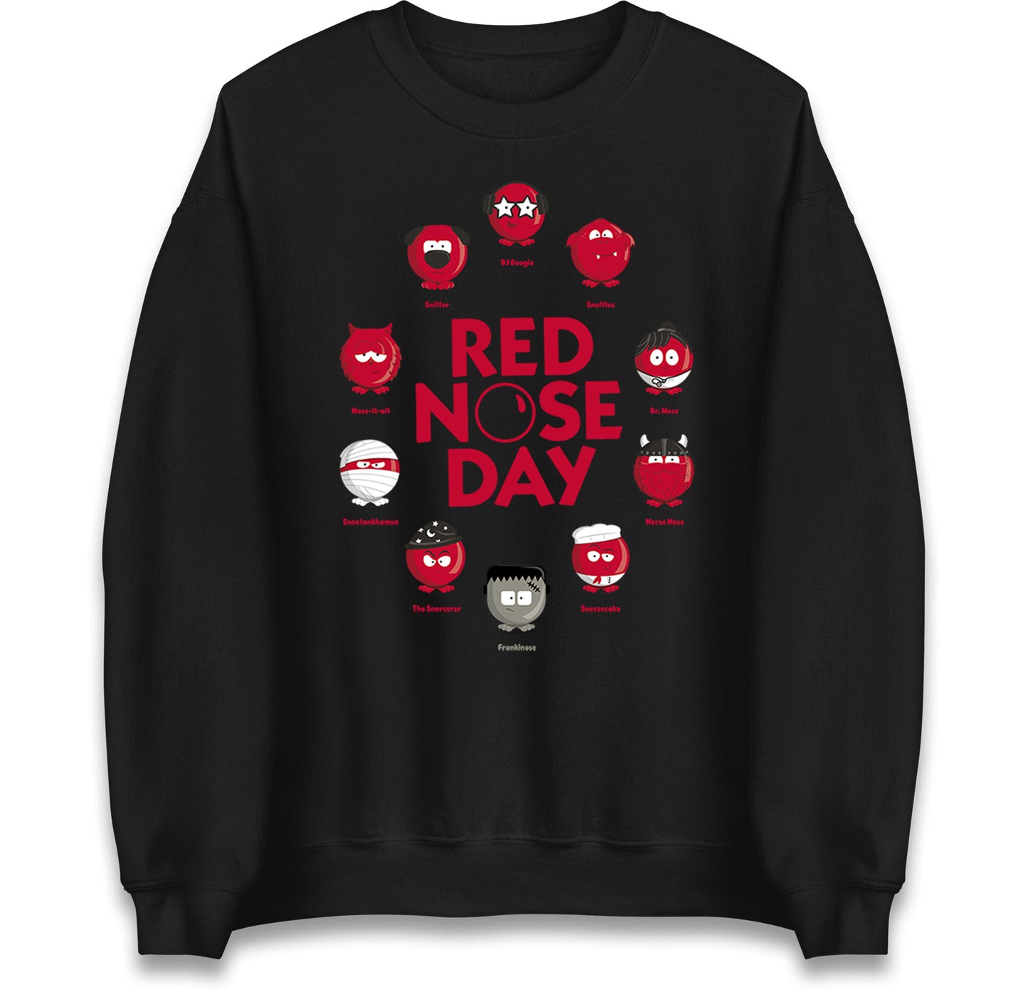 Red Nose Day Funny Noses Jumper