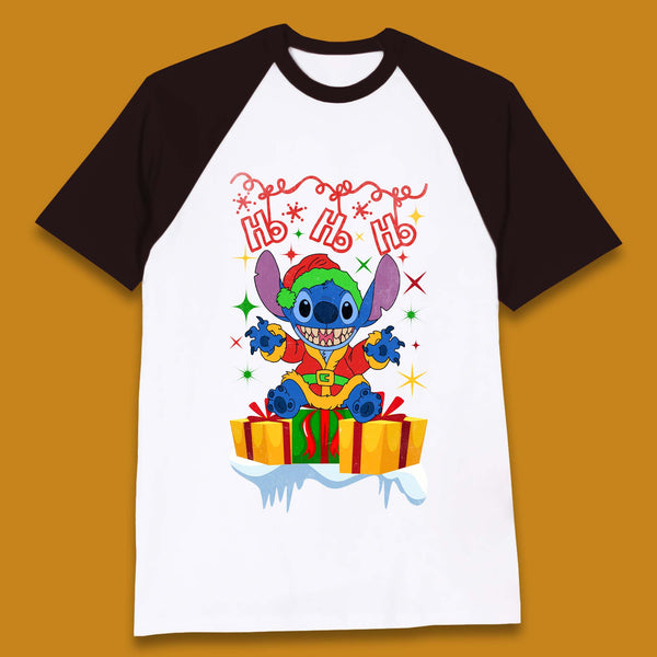 Elf Stitch Christmas Baseball T-Shirt