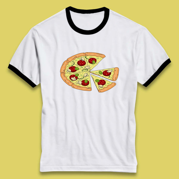 Italian Pizza Pizzaologist Pizza Lover Pizza Holic Pizza Addict Ringer T Shirt