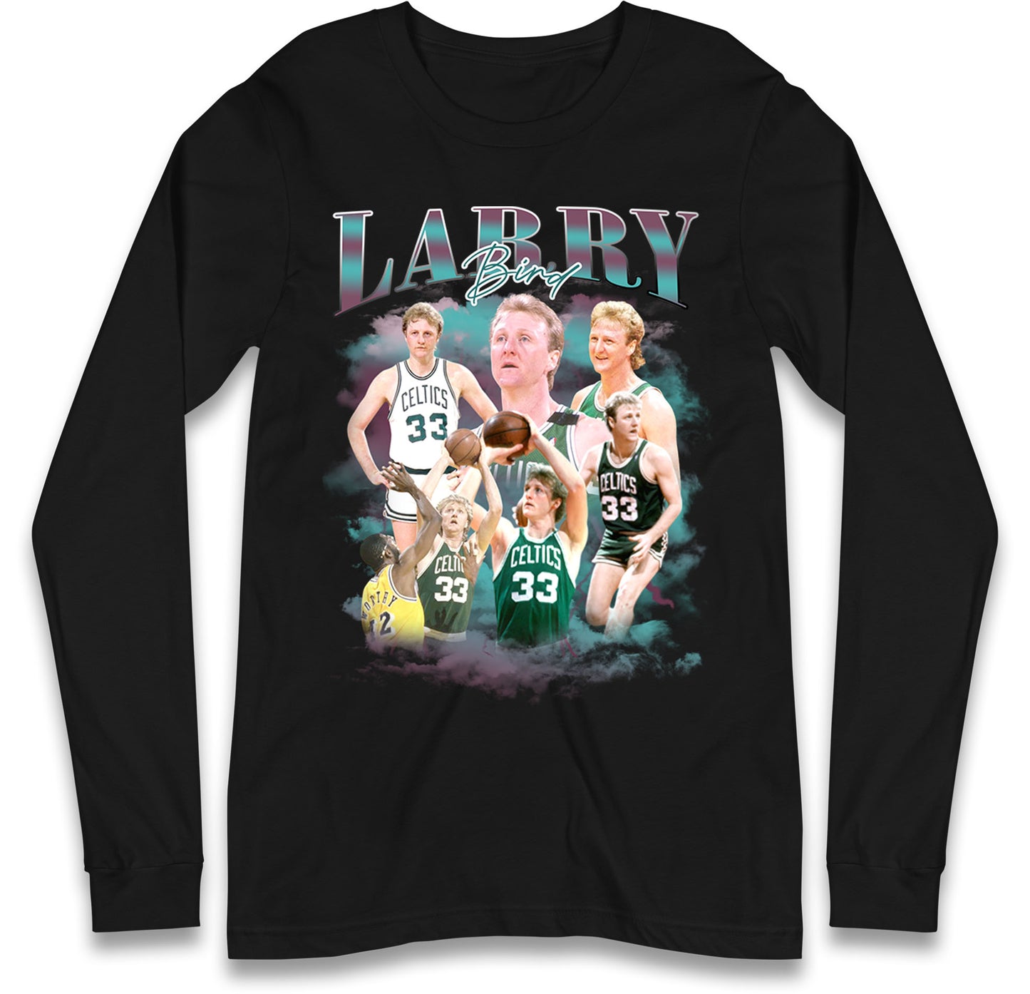 Larry Bird Long Sleeve T Shirt